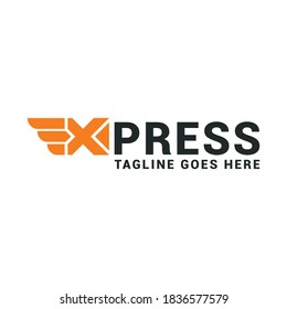 Logistic logo delivery express icon vector template.