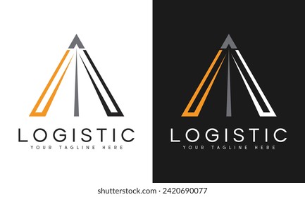 Logistic Logo Design Logistic Arrow Logotype