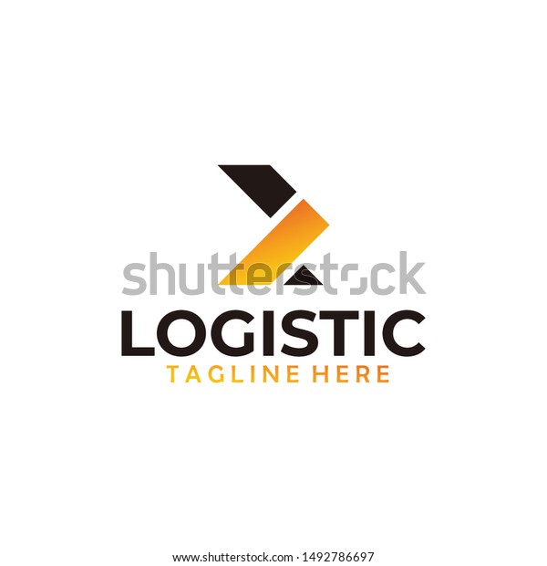 Logistic logo design icon\
vector