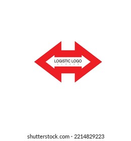 logistic logo design symbol icon 