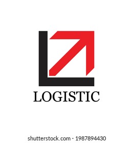 Logisches Logo-Express-Vorlagensymbol-Illustrationsdesign