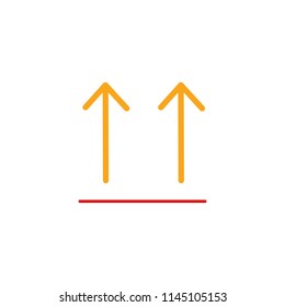 Up Logistic Logo Icon Design