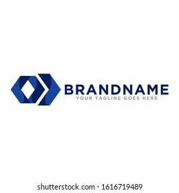 Logistic logo icon template. Arrow logo icon and delivery logo template. Simple design and trendy design style.