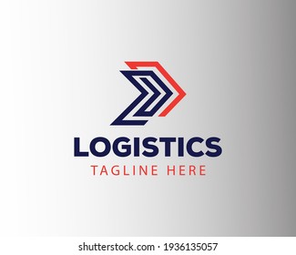 logistic logo line logistic logo logistic symbol logo arrow logo