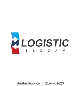 Logistic Logo Template, Expedition And Transportation Business Icon