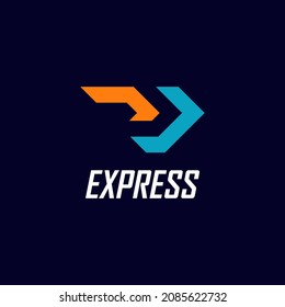 Logistic logo vector for company. Modern delivery service logo template design