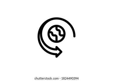 Logistic Outline Icon - Package Return