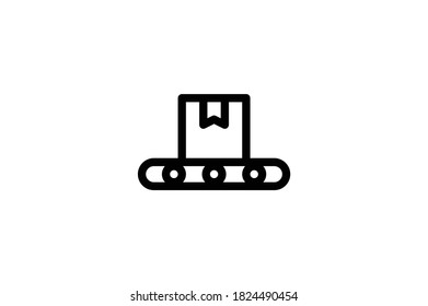 Icono de contorno logístico - Empaquetado