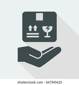 Logistic package - Minimal vector icon