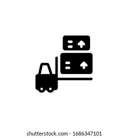Logistic Packaging Shipped Icon, Logo, Vector