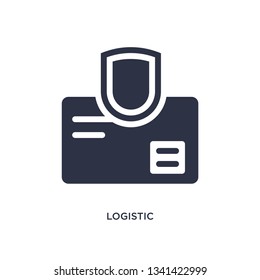 logistic protection isolated icon. Simple element illustration from delivery and logistics concept. logistic protection editable logo symbol design on white background. Can be use for web and mobile.