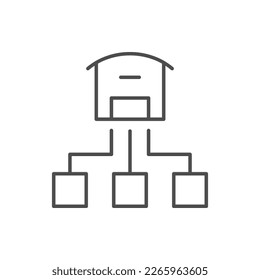 Rahmensymbol für logistische Schemata