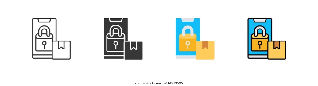 Logistic Security Multi Style Icon Sheet