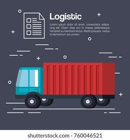 logistic service business icons