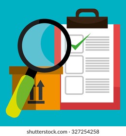 logistic service design, vector illustration eps10 graphic 