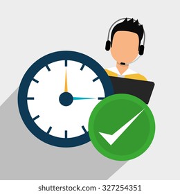logistic service design, vector illustration eps10 graphic 