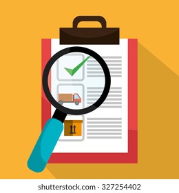 logistic service design, vector illustration eps10 graphic 