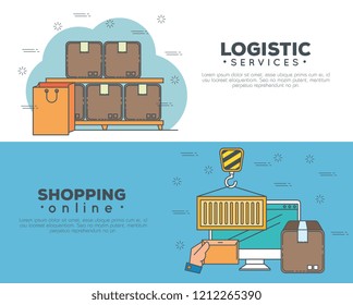 logistic services with computer