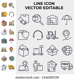 Symbolvorlage für logisches Set-Symbol für Grafik- und Webdesign-Kollektion, Vektorgrafik