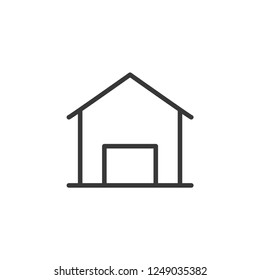 Logistic Storehouse Modern Simple UI Vector Icon