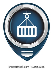 Logistic symbol, map pointer