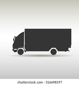Logistic truck logo