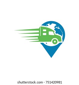 Logistic Truck Logo