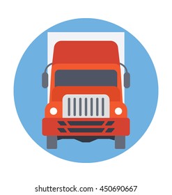 Logistic Truck Vector Icon