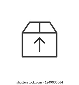Logistic Upload Modern Simple UI Vector Icon