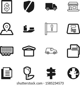 logistic vector icon set such as: earth, flower, iron, automobile, summer, yacht, tulip, floral, world, way, round, pin, street, pointer, office, beauty, warning, logo, protect, spring, ship, ton