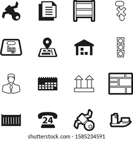 logistic vector icon set such as: iron, contact, strength, pack, place, metal, unit, gps, traffic, reminder, pounds, pin, transparent, file, port, location, ton, assistance, weight, profile, clients