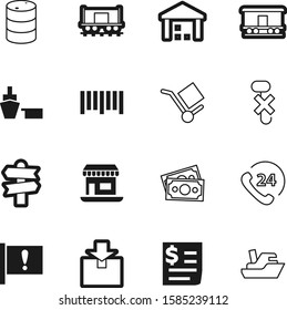 logistic vector icon set such as: beware, stock, cardboard, warehouse, city, triangle, shop, safety, drop, error, sell, supermarket, hook, road, no, power, yacht, speed, document, tax, abstract