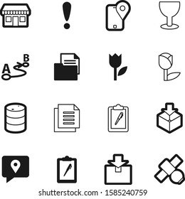 logistic vector icon set such as: surveillance, elegance, oil, safety, exclamation, caution, transmission, alcohol, barrel, risk, problem, destination, journey, route, drink, commercial, road, logo