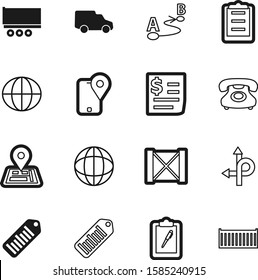 logistic vector icon set such as: pay, search, brown, top, bill, goods, find, trip, outline, traffic, export, opposite, street, back, texture, cash, speed, app, grunge, old, package, invoice, 3d