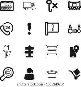 logistic vector icon set such as: technology, containers, floral, logo, calendar, plant, distribution, railway, 7, device, tulip, month, pictogram, blank, computer, search, style, hooks, internet