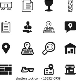 logistic vector icon set such as: storage, project, check, profile, office, red, lamp, retail, grocery, grunge, wine, import, client, shape, railway, 3d, drawing, person, checklist, board, trade