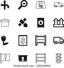 logistic vector icon set such as: nobody, beauty, ton, pounds, moving, color, red, set, surveillance, urban, oil, communication, satellite, petrol, order, lamp, fuel, beware, light, error
