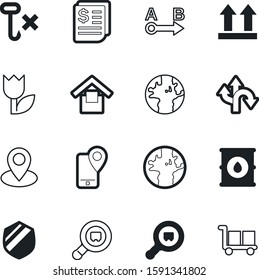 logistic vector icon set such as: cart, decorative, cartography, tax, floral, house, beautiful, firewall, tank, free, no, royal, journey, elegant, up, shield, mark, long, invoice, bill, use