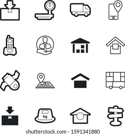logistic vector icon set such as: style, template, connection, guide, deliver, office, satellite, smart, choice, device, strength, health, businessman, water, retention, retain, tag, way, person