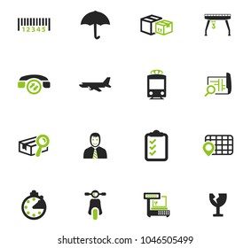 Logistic vector icons for user interface design