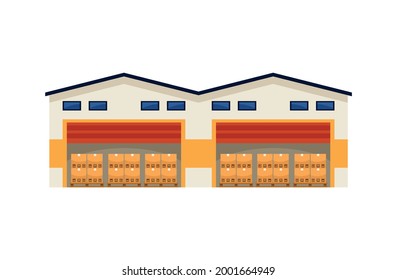 servicio de almacén logístico con cajas