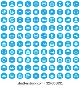 logistics 100 icons universal set for web and mobile