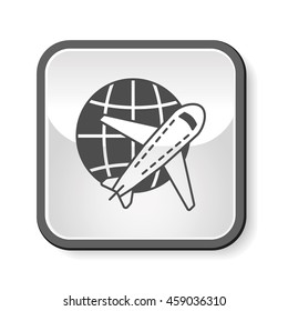 logistics airplane icon