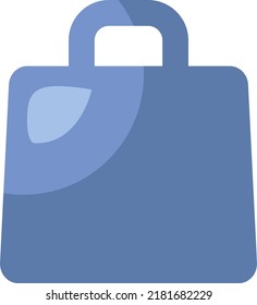 Logistics bag, illustration, vector on a white background.