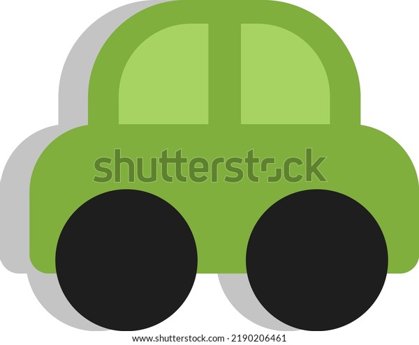 Logistics car, illustration, vector on a\
white background.