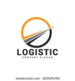 Logistics company logo. Arrow icon. Shipping icon. Arrow logo. Business logos. arrow vector. Shipping service logo. Web, Network, Digital, Technology, Marketing icon.