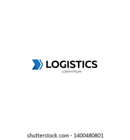 Logistics company logo. Business class logo. Icon arrow, delivery, speed of delivery, marketing. Logo for posters, banners, signs, mobile applications, web sites. Vector illustration