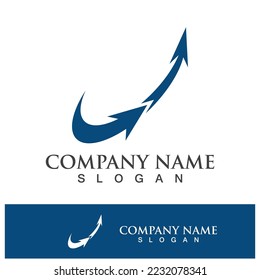 Logistics company logo icon design template