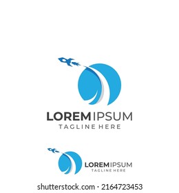 Logistics company vector logo, arrow icon logo, fast digital delivery logo.