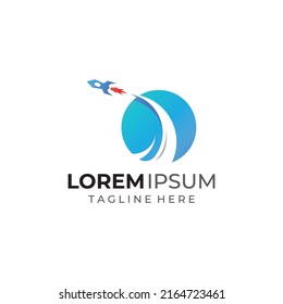 Logistics company vector logo, arrow icon logo, fast digital delivery logo.